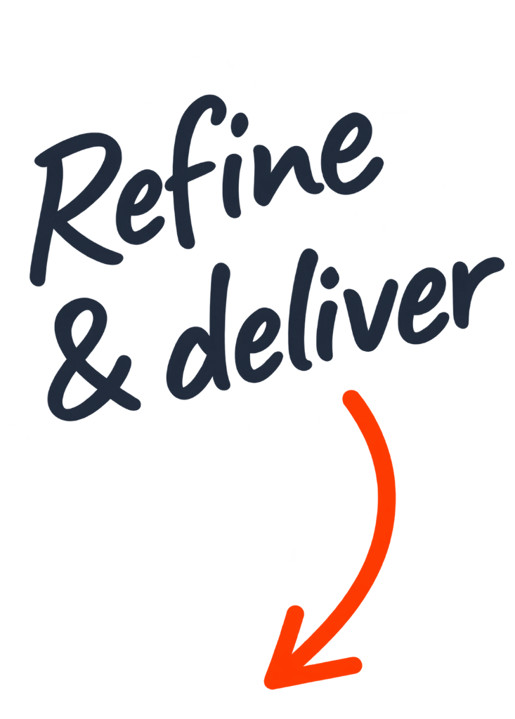 Refine & deliver
