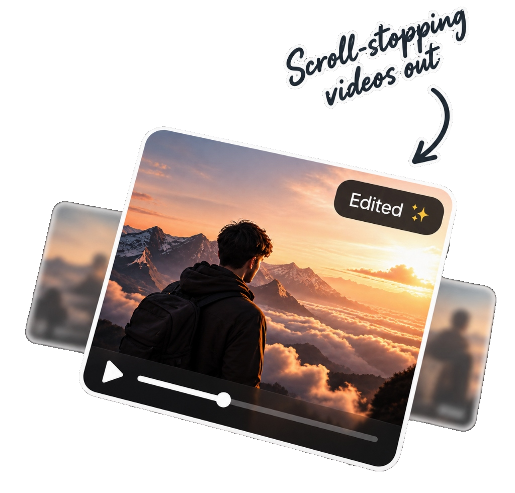 Scroll-stopping videos out